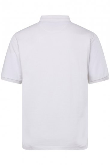 Men+ 256 Tricou polo Alb - Tricouri polo - Tricouri Polo Bărbați Mărimi Mari