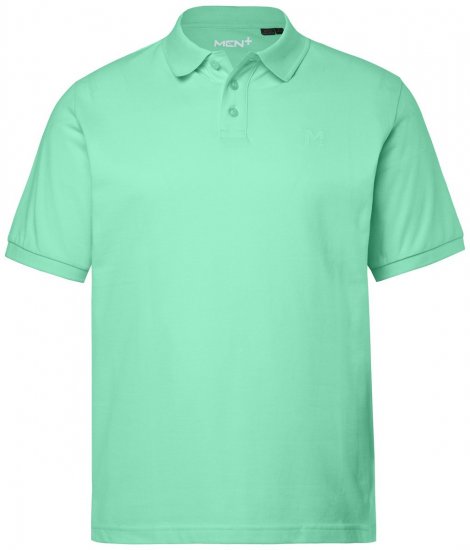 Men+ 256 Tricou polo Albastru-verde - Tricouri polo - Tricouri Polo Bărbați Mărimi Mari