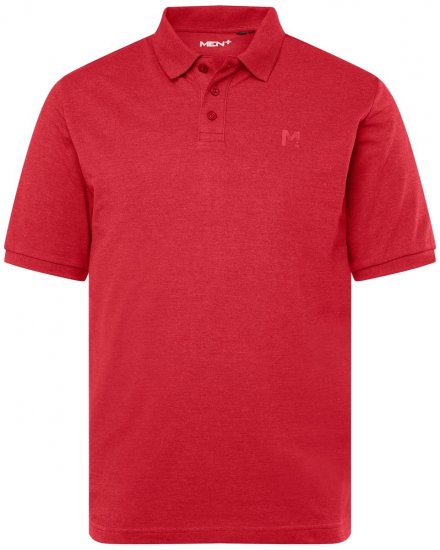 Men+ 256 Tricou polo Roșu - Tricouri polo - Tricouri Polo Bărbați Mărimi Mari