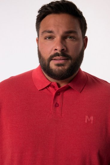 Men+ 256 Tricou polo Roșu - Tricouri polo - Tricouri Polo Bărbați Mărimi Mari