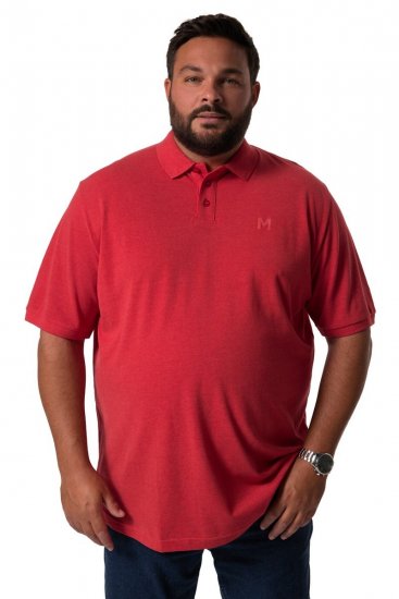 Men+ 256 Tricou polo Roșu - Tricouri polo - Tricouri Polo Bărbați Mărimi Mari