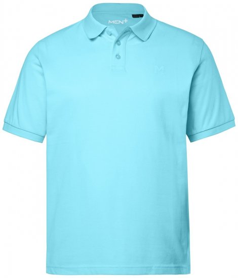 Men+ 256 Tricou polo Turcoaz deschis - Tricouri polo - Tricouri Polo Bărbați Mărimi Mari