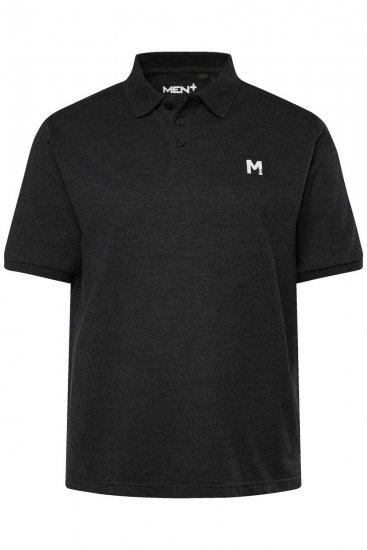 Men+ 258 Tricou polo Neagră 2 bucăți - Tricouri polo - Tricouri Polo Bărbați Mărimi Mari