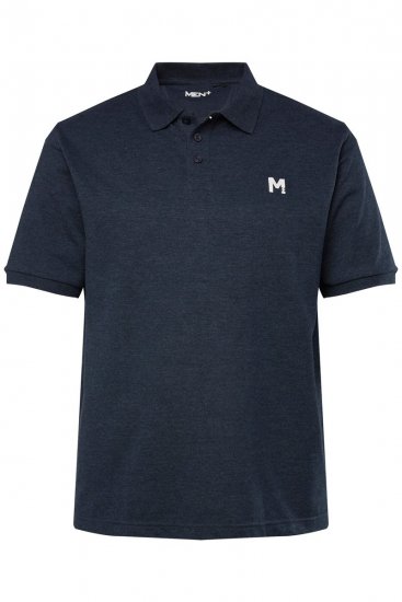 Men+ 258 Tricou polo Bleumarin 2 bucăți - Tricouri polo - Tricouri Polo Bărbați Mărimi Mari