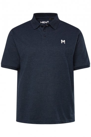 Men+ 258 Tricou polo Bleumarin 2 bucăți - Tricouri polo - Tricouri Polo Bărbați Mărimi Mari