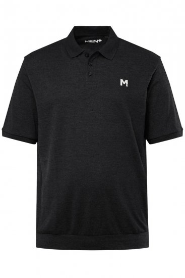 Men+ 266 Tricou polo bellyfit Neagră 2 bucăți - Tricouri polo - Tricouri Polo Bărbați Mărimi Mari