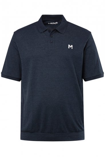 Men+ 266 Tricou polo bellyfit Bleumarin 2 bucăți - Tricouri polo - Tricouri Polo Bărbați Mărimi Mari