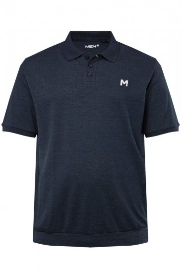 Men+ 266 Tricou polo bellyfit Bleumarin 2 bucăți - Tricouri polo - Tricouri Polo Bărbați Mărimi Mari