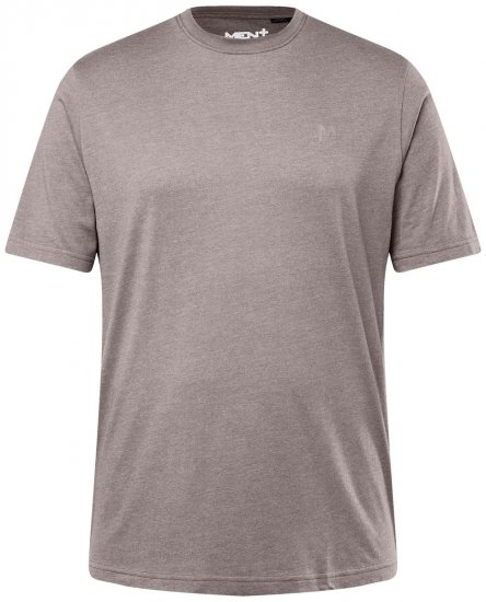 Men+ 276 Tricou guler rotund Gri - Tricouri - Tricouri Bărbați Mărimi Mari