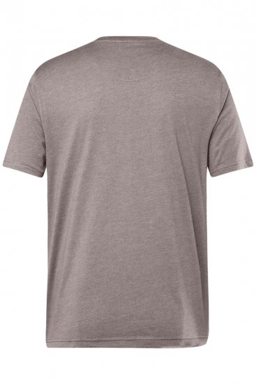 Men+ 276 Tricou guler rotund Gri - Tricouri - Tricouri Bărbați Mărimi Mari