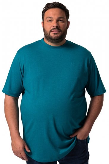 Men+ 276 Tricou guler rotund Albastru gri - Tricouri - Tricouri Bărbați Mărimi Mari