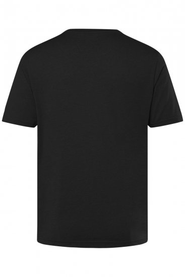 Men+ 279 Tricou decolteu în V Neagră - Tricouri - Tricouri Bărbați Mărimi Mari