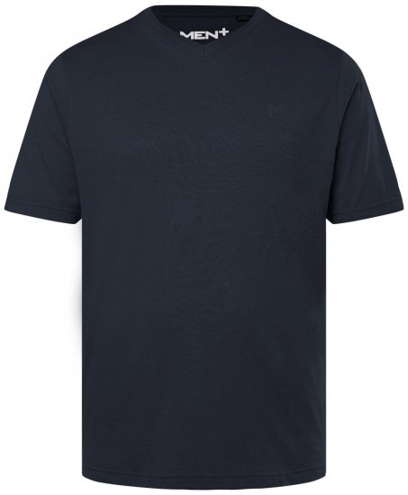 Men+ 279 Tricou decolteu în V Bleumarin - Tricouri - Tricouri Bărbați Mărimi Mari