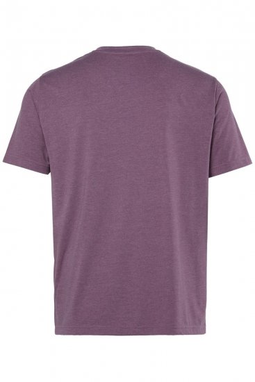 Men+ 279 Tricou decolteu în V Prună - Tricouri - Tricouri Bărbați Mărimi Mari