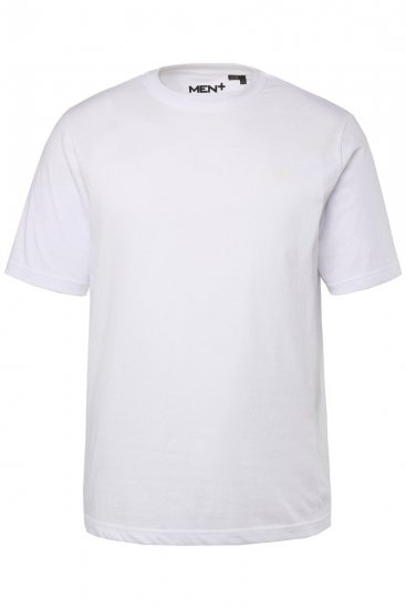 Men+ 285 Tricou guler rotund Alb 2 bucăți - Tricouri - Tricouri Bărbați Mărimi Mari