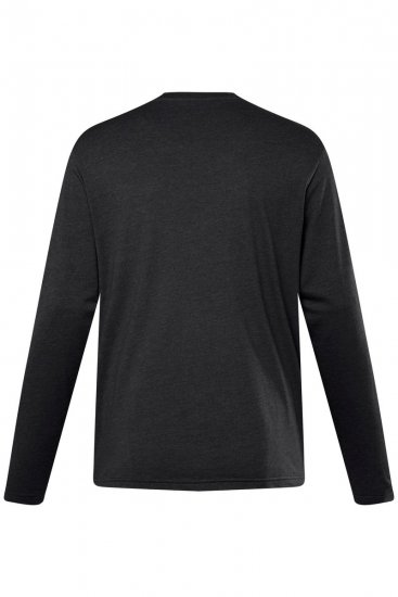 Men+ 307 Tricou cu mânecă lungă Neagră - Tricouri - Tricouri Bărbați Mărimi Mari