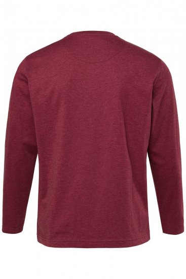 Men+ 307 Tricou cu mânecă lungă Vânătă - Tricouri - Tricouri Bărbați Mărimi Mari