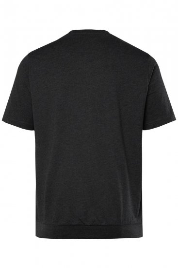 Men+ 308 Tricou bellyfit Neagră - Tricouri - Tricouri Bărbați Mărimi Mari