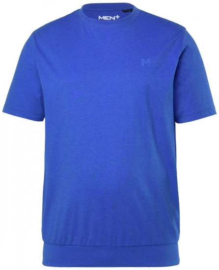 Men+ 308 Tricou bellyfit Albastru azuriu - Tricouri - Tricouri Bărbați Mărimi Mari