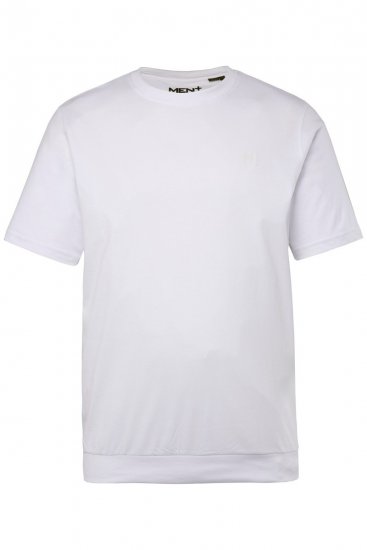 Men+ 311 Tricou bellyfit Alb 2 bucăți - Tricouri - Tricouri Bărbați Mărimi Mari