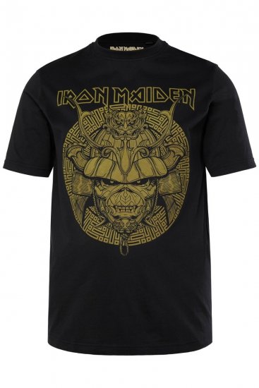 JP1880 Iron Maiden Samurai Eddie T-Shirt Black - Tricouri - Tricouri Bărbați Mărimi Mari