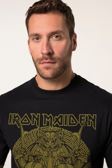 JP1880 Iron Maiden Samurai Eddie T-Shirt Black - Tricouri - Tricouri Bărbați Mărimi Mari