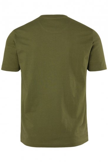 Men+ 424 Tricou Trout Trophy Oliv închis - Tricouri - Tricouri Bărbați Mărimi Mari