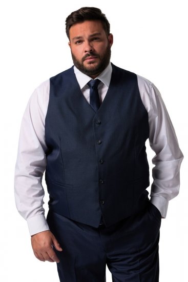 Men+ 710 Florenz Vestă de costum Bleumarin - Costume - Costume Bărbați mărimi mari