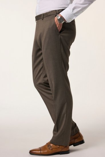 JP1880 Amalfi Flexnamic Pantaloni de costum Verde kaki - Costume - Costume Bărbați mărimi mari
