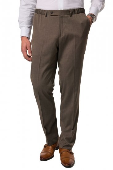 JP1880 Amalfi Flexnamic Pantaloni de costum Verde kaki - Costume - Costume Bărbați mărimi mari