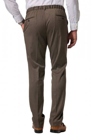 JP1880 Amalfi Flexnamic Pantaloni de costum Verde kaki - Costume - Costume Bărbați mărimi mari