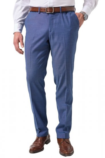 JP1880 Amalfi Flexnamic Pantaloni de costum Albastru profund - Costume - Costume Bărbați mărimi mari