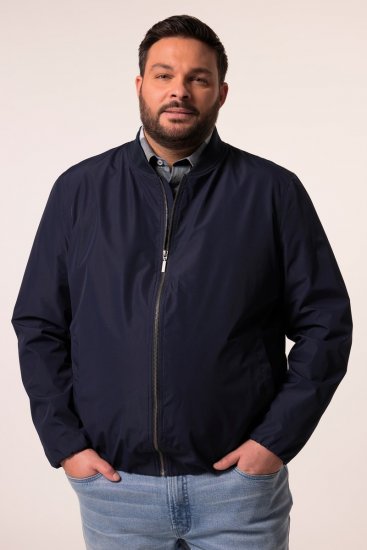 Men+ 823 Jachetă bomber ultraușoară bellyfit Bleumarin - Geci - Geci Bărbați Mărimi Mari