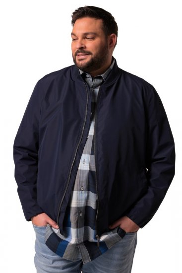 Men+ 823 Jachetă bomber ultraușoară bellyfit Bleumarin - Geci - Geci Bărbați Mărimi Mari