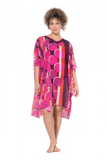 Ulla Popken 836864 Rochie Roz - Caftane - 