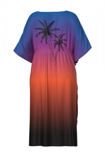 Ulla Popken 837090 Rochie Albastru regal - Caftane - 