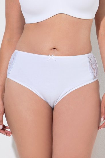 Ulla Popken 837353 Chiloți cu dantelă set de 3 Bej - Chiloți - 