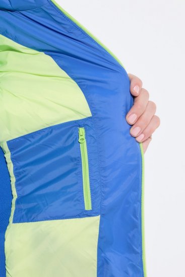 Ulla Popken 837409 Vestă HYPRAR matlasată Albastru - Veste - 
