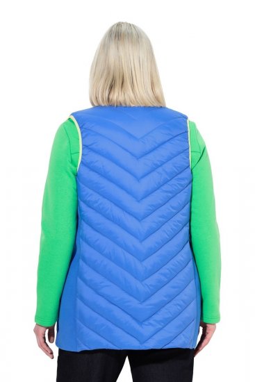 Ulla Popken 837409 Vestă HYPRAR matlasată Albastru - Veste - 