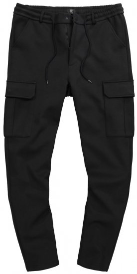 JP1880 New York Flexnamic Pantaloni din jerseu cu buzunare cargo Neagră - Costume - Costume Bărbați mărimi mari