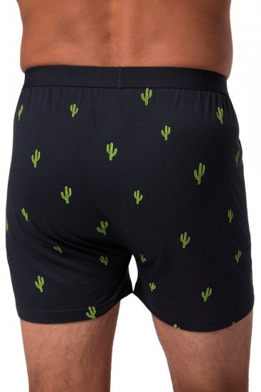 JP1880 837629 Boxeri FLEXNAMIC® cu imprimeu cactus Bleumarin 2 bucăți - Lenjerie intimă & costum baie - Lenjerie Intimă Bărbați Mărimi Mari