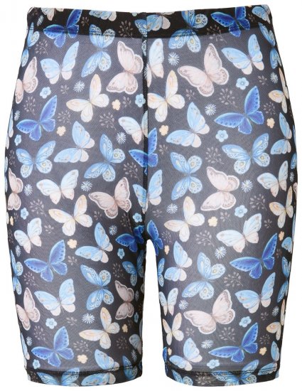 Ulla Popken 837676 Pantaloni scurți anti-frecare cu model Neagră - Pantaloni scurți anti-frecare - 