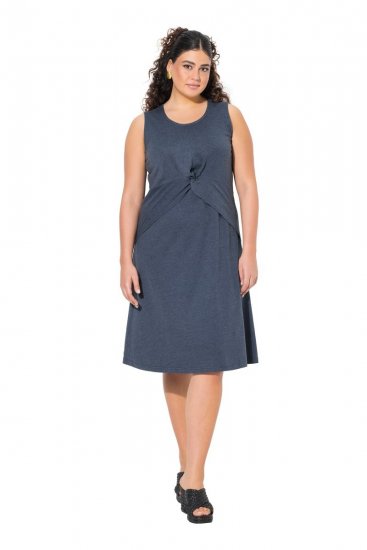 Ulla Popken 837874 Rochie din jerseu fără mâneci Bleumarin - Rochii din jerseu - 