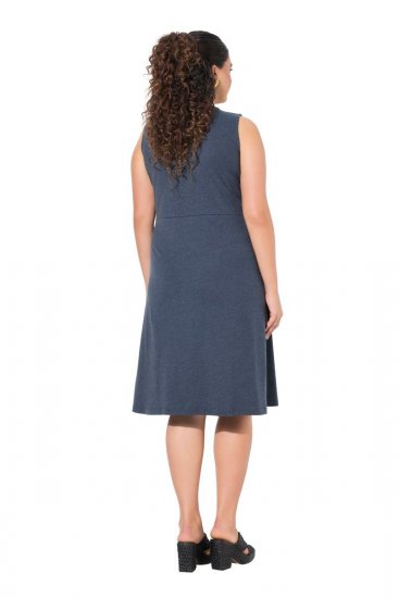 Ulla Popken 837874 Rochie din jerseu fără mâneci Bleumarin - Rochii din jerseu - 