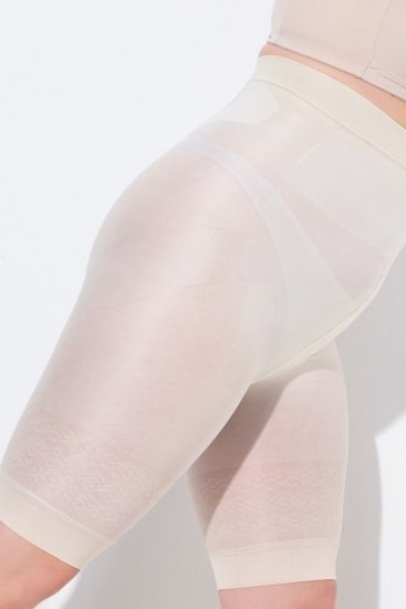 Ulla Popken 838209 Pantaloni scurți anti-frecare modelatori Alb unt - Pantaloni scurți anti-frecare - 