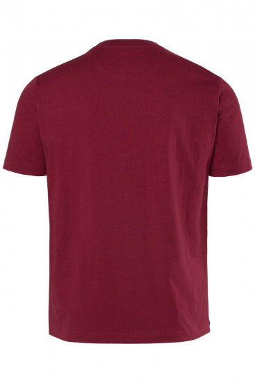 Men+ 219 Tricou Palmieri Maro cupru - Tricouri - Tricouri Bărbați Mărimi Mari