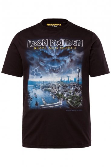 JP1880 Iron Maiden Brave New World T-Shirt Black - Tricouri - Tricouri Bărbați Mărimi Mari
