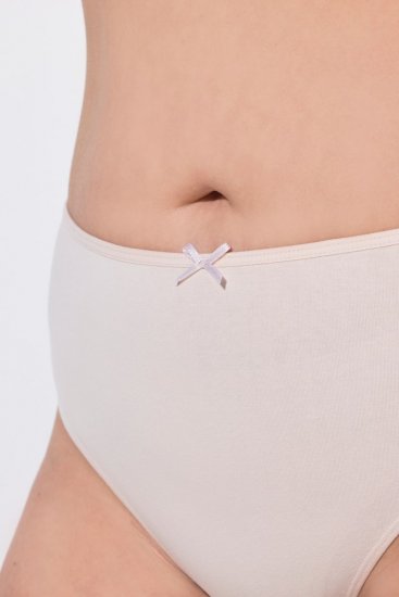 Ulla Popken 838637 Chiloți tanga set de 3 Bej - Chiloți - 