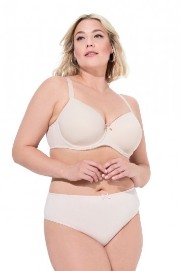 Ulla Popken 838637 Chiloți tanga set de 3 Bej - Chiloți - 