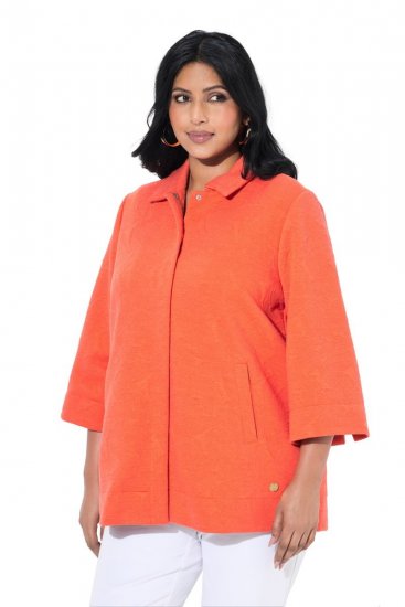 Ulla Popken 838658 Jachetă Coral - Geci - Jachete de damă marimi mari
